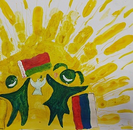 Выставка детских рисунков ко Дню народного единства