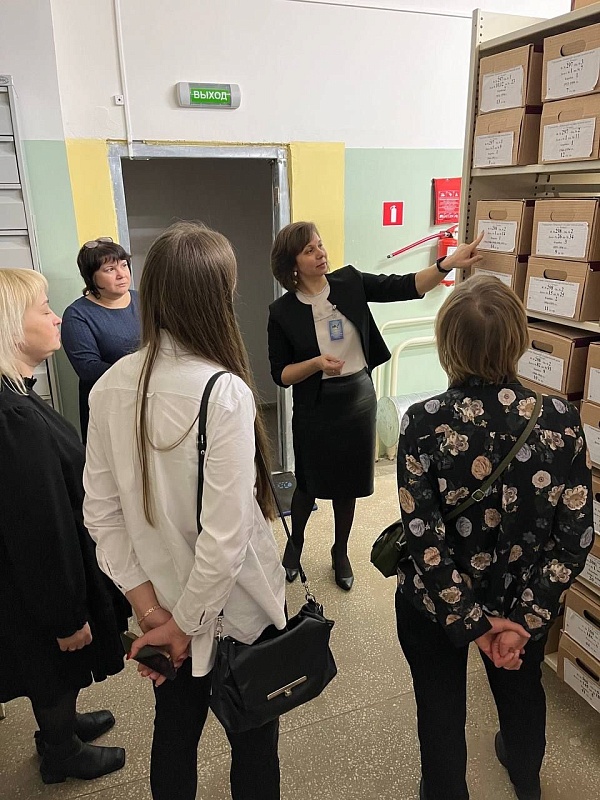 Посещение учреждения «Зональный государственный архив в г.Речице»