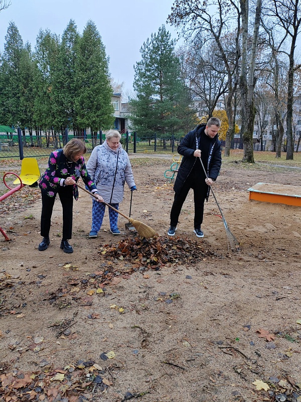 Субботник в столице