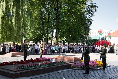 «Народное возложение» в День Независимости