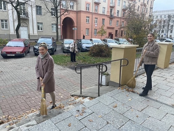 Субботник в столице